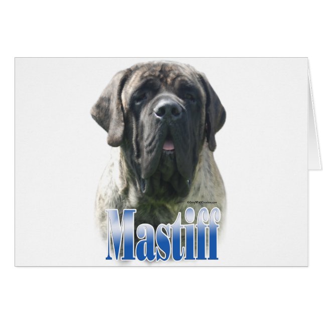 BrindleName bluemetal Hälsningskort (Framsidan Horizontal)