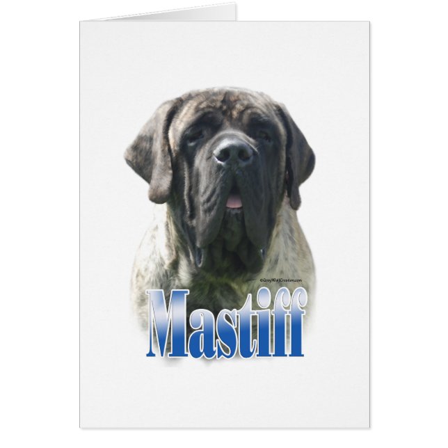 BrindleName bluemetal Hälsningskort (Framsidan)