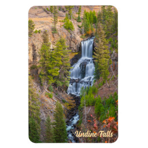Brine Falls Lava Bäck Yellowstone nationalpark Magnet