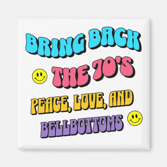 Bring Back the ’70s Magnet (Framsidan)