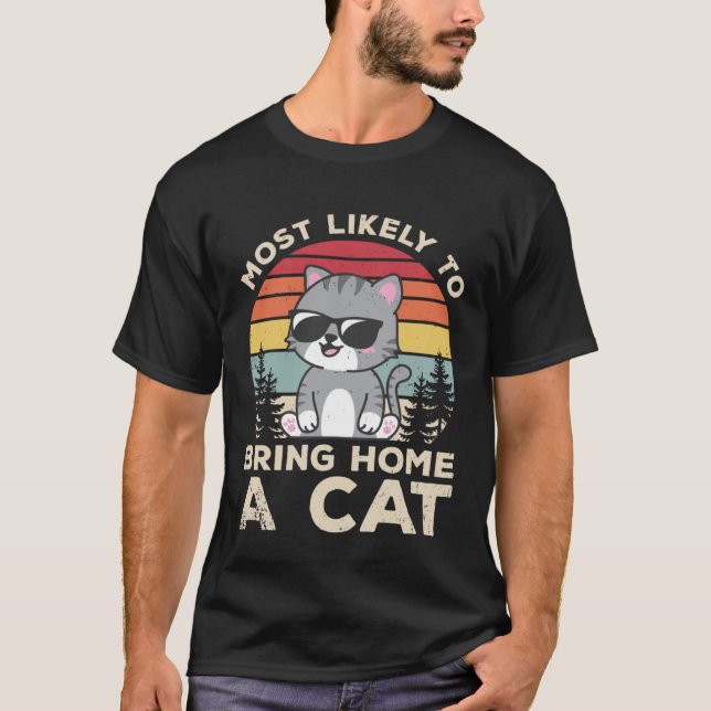 Bring Home Cat Pet Animals  Cute Cats Owner Graphi T Shirt (Framsida)