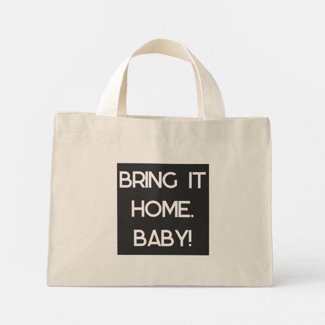 Bring it home, Baby Tote Mini Tygkasse (Baksida)