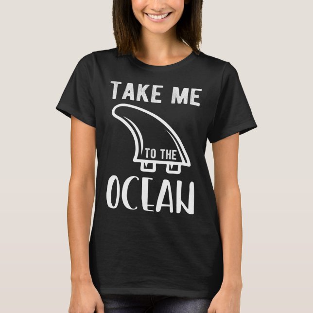 Bring me to the ocean surf t shirt (Framsida)