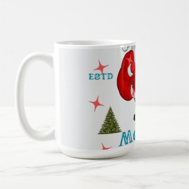 Bring the holiday cheer to life with Santa design  Kaffemugg (Vänster)