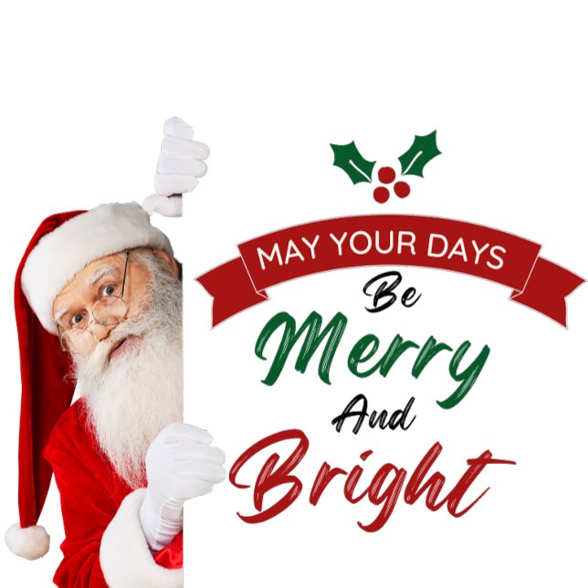 Bring the holiday cheer to life with Santa design  T Shirt (Skapare uppladdad)