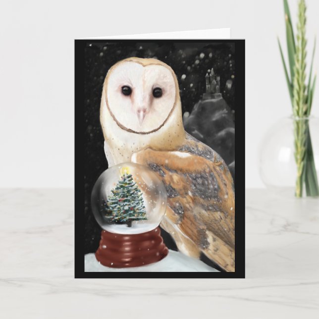 Bringer av Yule Helgkort (Framsida)