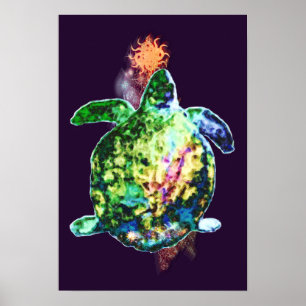 Bringer från Cosmic Färg Poster