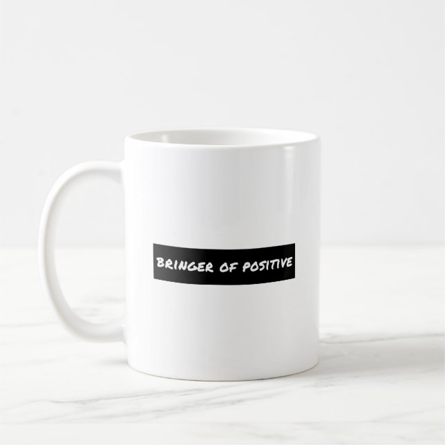 Bringer of Positive Motivational Kaffemugg (Vänster)
