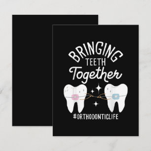 Bringing Teeth Together - Ortodontist Anteckningskort