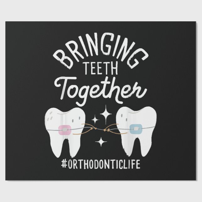 Bringing Teeth Together - Ortodontist  Presentpapper (Platt)