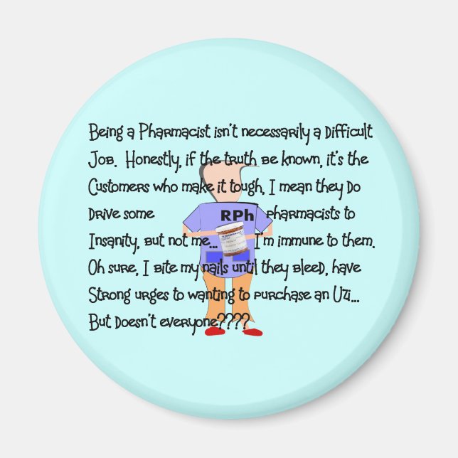 "Brink of Insanity" Artikelkonst Magnet (Framsidan)