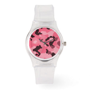 Brink Rosa Camo; Camouflage Armbandsur