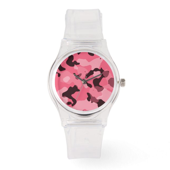 Brink Rosa Camo; Camouflage Armbandsur (Framsida)
