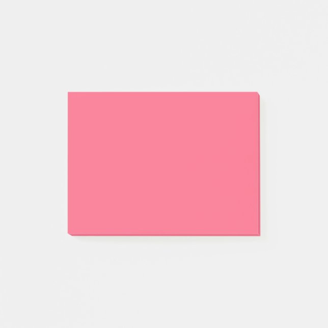 Brink Rosa Solid Färg Post-it Block (Framsida)