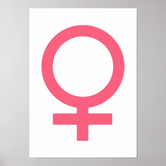 Brink Rosa Venus Symbol Poster (Framsidan)