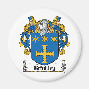 Brinkley familjvapensköld magnet