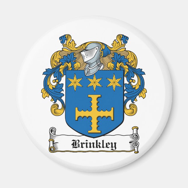 Brinkley Family Crest Magnet (Framsidan)