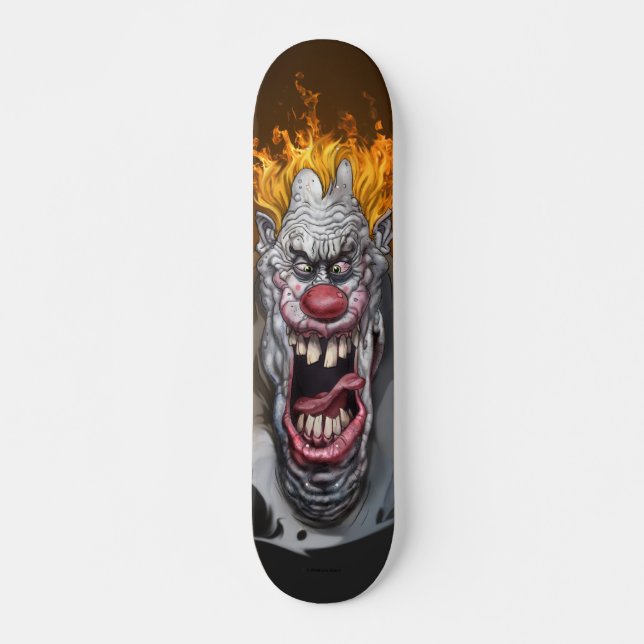 brinna clown old school skateboard bräda 21,6 cm (Framsida)