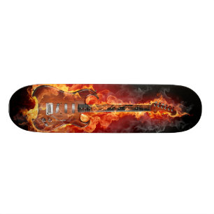Brinna gitarr mini skateboard bräda 18,5 cm