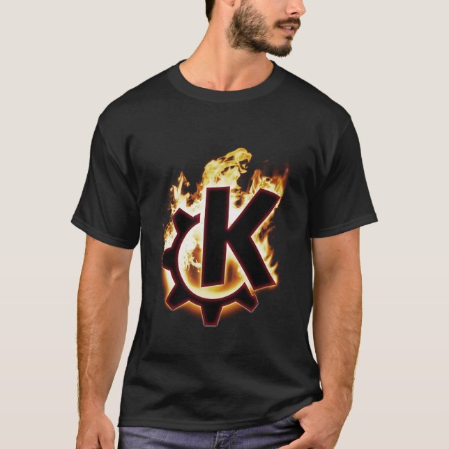 Brinna KDE-Linuxsymbol T-shirt (Framsida)