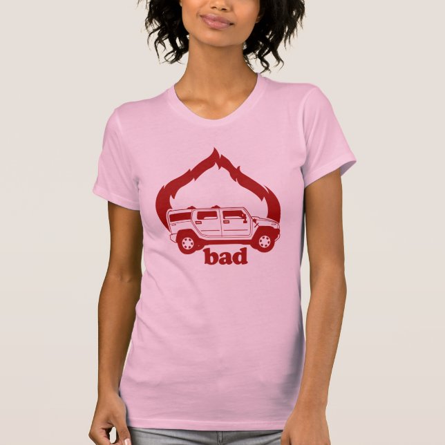 Brinna SUVs är dåligatanken Tee Shirt (Framsida)