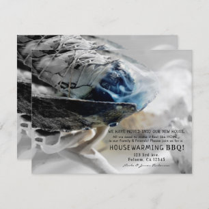 Brinna vis man som röker metafysisk värme för hus inbjudningar