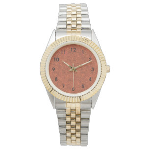 Brinnad orange, populär mönster armbandsur