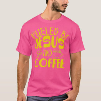 Brinnande av Coffee Jesus Gift Caffeine Älskare T Shirt