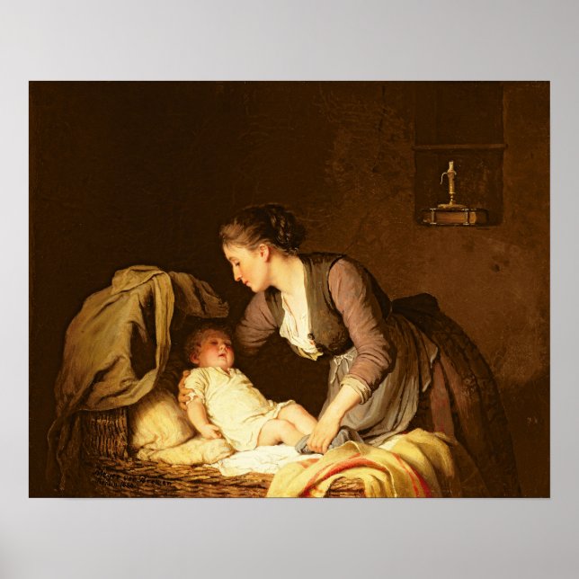 Brinnande Baby, 1880 Poster (Framsidan)