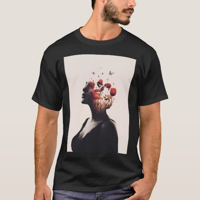 Brinnande begär t shirt (Framsida)