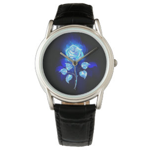 Brinnande blå Ro Armbandsur