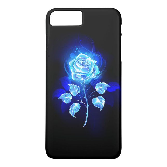 Brinnande blå Ro Case-Mate iPhone Skal (Baksida)