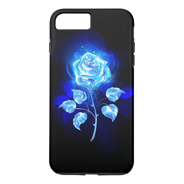 Brinnande blå Ro Case-Mate iPhone Skal (Baksida)