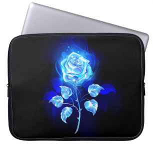 Brinnande blå Ro Laptop Fodral