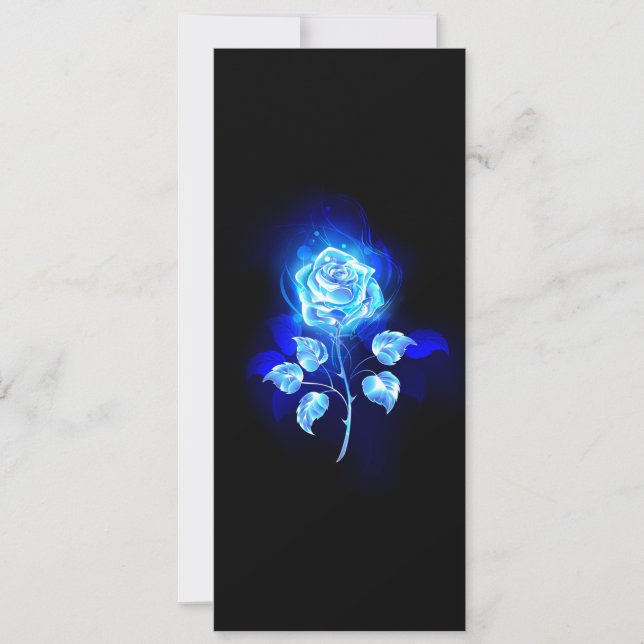 Brinnande blå Ro Meddelande (Framsida)