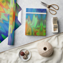 Brinnande Färger Presentpapper