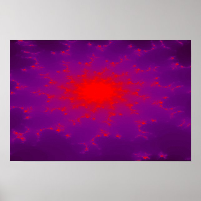 Brinnande galaxtryck poster (Framsidan)