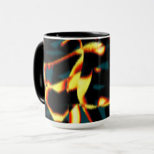 Brinnande gult - rött utseende, bristfällig spray