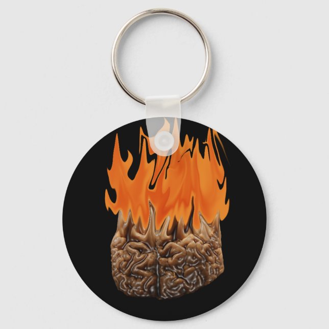 brinnande hjärna nyckelring (Framsida)