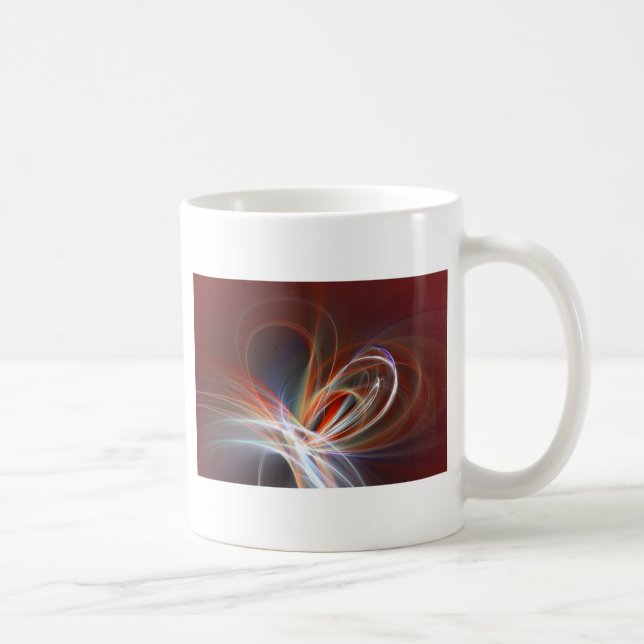 brinnande hjärta kaffemugg (Höger)