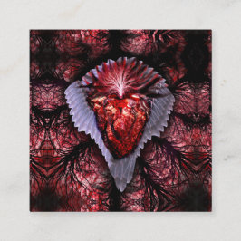 Brinnande hjärta lojalitetskort