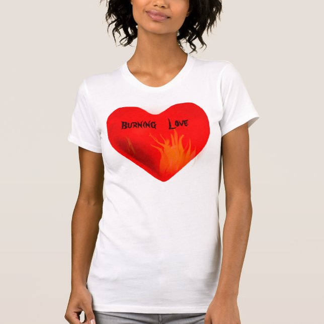 Brinnande Kärlek_ Shirt Tee (Framsida)