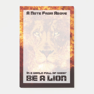 Brinnande Lejon inspirationsoffert Post-it Block
