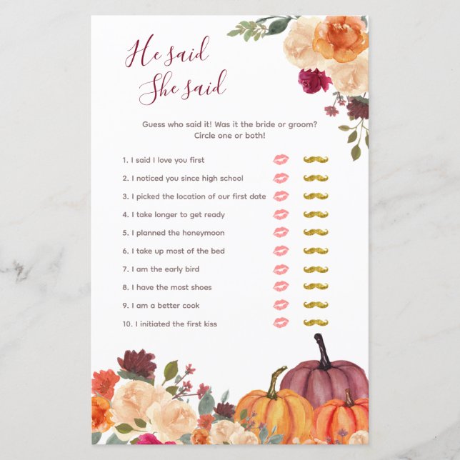 Brinnande orange Pumpkin sa att hon sa spelkort (Framsida)