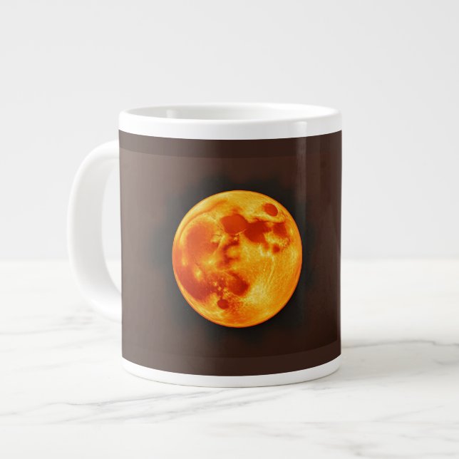 Brinnande sol jumbo mugg (Framsida vänster)
