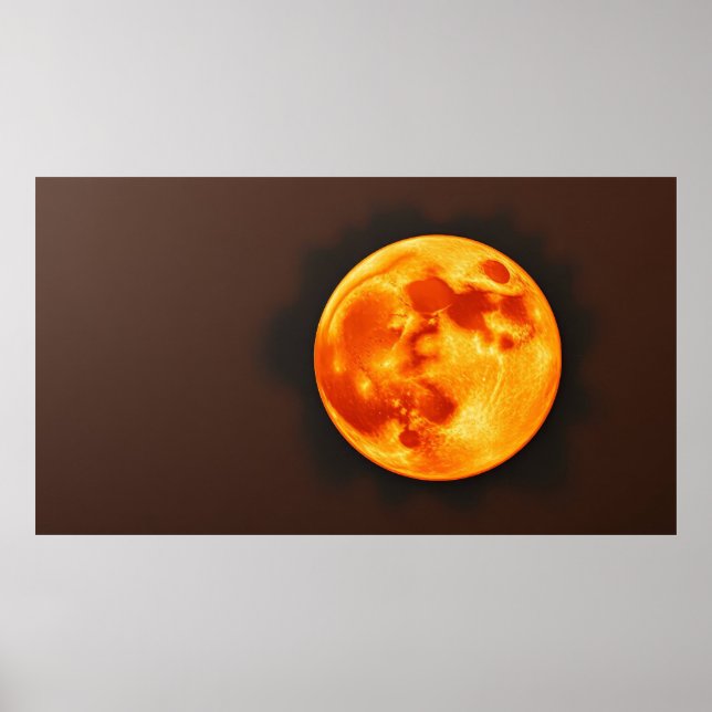 Brinnande sol poster (Framsidan)