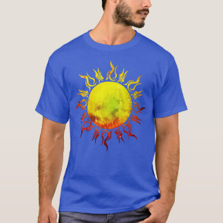 Brinnande Sol-stamtatuering Universe T Shirt
