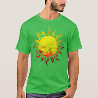 Brinnande Sol-stamtatuering Universe T Shirt