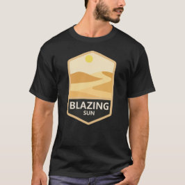 Brinnande sol t shirt
