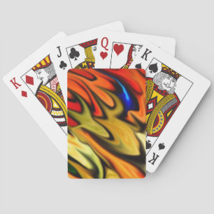 Brinnande Tiffanyflöde Casinokort
